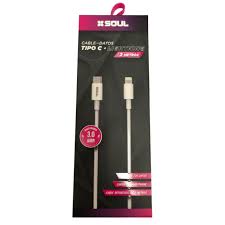 *cable Usb Tc A Lighting 2m 3a Solu